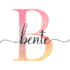 B | Monogramme | Nom | BenteAquarelle