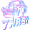 Trabi P601 Retro Nostalgie Glitch