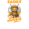 Beekeeper Distracted By Bees