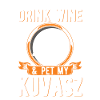 Kuvasz and wine