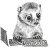 CUTE GEEK FERRET