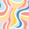 Herbst-Nostalgie: Retro-Pastell-Doodle-Vergnügen