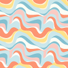 Herbst-Nostalgie: Retro-Pastell-Doodle-Vergnügen