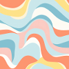 Herbst-Nostalgie: Retro-Pastell-Doodle-Vergnügen