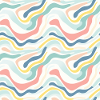 Herbst-Nostalgie: Retro-Pastell-Doodle-Vergnügen