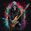 Der Sensenmann-Death-Gitarrist Splash Art