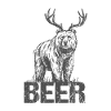 Bear And Deer