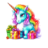 I Love Unicorns - Funny Unicorn Christmas Design