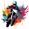 Motocross decal