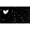 Grungy white heart