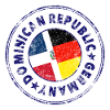 RÉPUBLIQUE DOMINICAINE ALLEMAGNE Timbre
