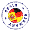 SPAIN GERMANY Stamp