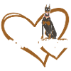 Doberman Pinscher Heart