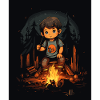 Camping Child