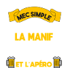 manif apéro mec simple