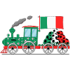 Italy Flag Football Railway