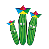 Trio de concombre,Concombre,Concombre,Concombre,Concombre,Concombre,Chapeau, Navire