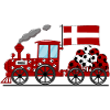Denmark Flag Football Railway