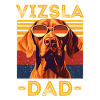 Vizsla with sunglasses retro