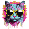 Neon Cat