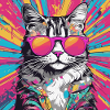 Neon Cat