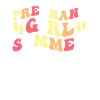 Groovy Pregnant Girl Summer
