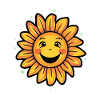 Sunflower Laughing Cheerful