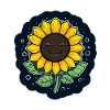 Tournesol riant joyeux