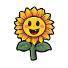 Sunflower Laughing Cheerful