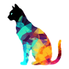 Aki, die bunte Katze