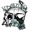 Floral Skull