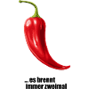 Lustiger Chili-Spruch