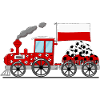 Poland Flag Football Railway