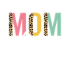 Overstimulated Mom Life Leopard Funny