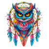 Eule Traumfänger Vogel Federn