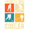 Hockey Eishockey Papa Vater Vatertag