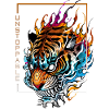 Unstoppable Flaming Tiger