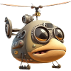 Hélicoptère comique