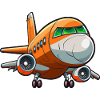 Comic Jet Plane