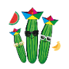 Famille du concombre,Concombre,Concombre,Fruits, Pastèque