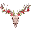 Deer Antler October Flowers