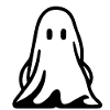 Spooky Cute Kawaii Ghost Design
