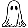 Spooky Cute Kawaii Ghost Design