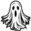 Spooky Cute Kawaii Ghost Design