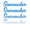 Snowmaker lettering