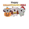 Happy Hallothanksmas Koala Christmas Koalas