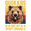 Laughing Quokka retro