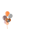 Letter b birthday balloon