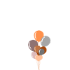 Letter i birthday balloon