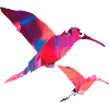 Colibri,Oiseau, Aquarelle, Peinture, Oiseaux